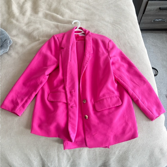Old Navy Jackets & Blazers - Women's Pink Suit | Old Navy (Jacket + Pants)